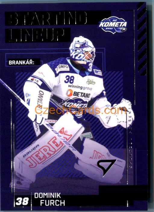 DOMINIK FURCH 2023/24 SportZoo Tipsport EHL Staring Lineup #SL-37