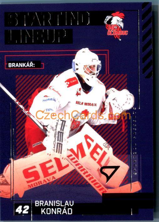 BRANISLAV KONRÁD 2023/24 SportZoo Tipsport EHL Staring Lineup #SL-43