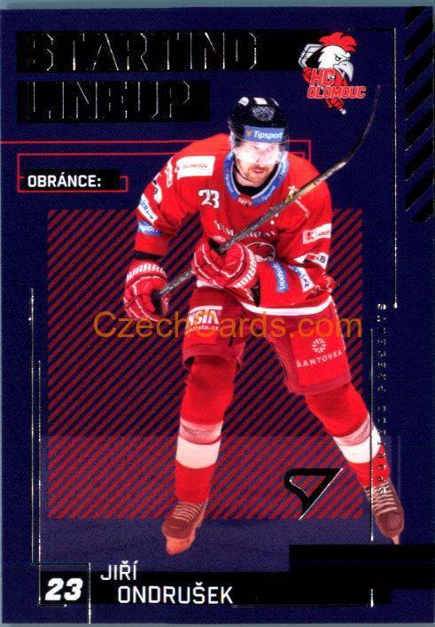 JIŘÍ ONDRUŠEK 2023/24 SportZoo Tipsport EHL Staring Lineup #SL-44
