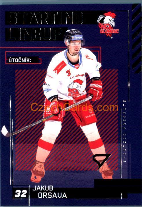 JAKUB ORSAVA 2023/24 SportZoo Tipsport EHL Staring Lineup #SL-48