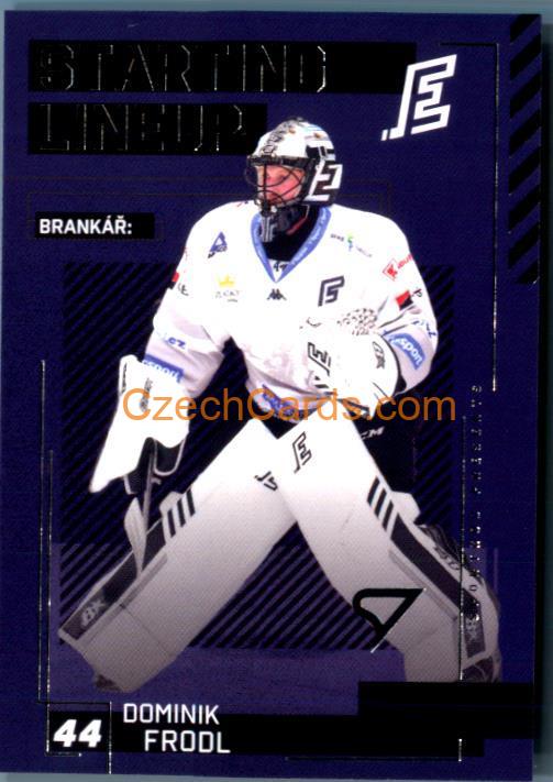 DOMINIK FRODL 2023/24 SportZoo Tipsport EHL Staring Lineup #SL-49