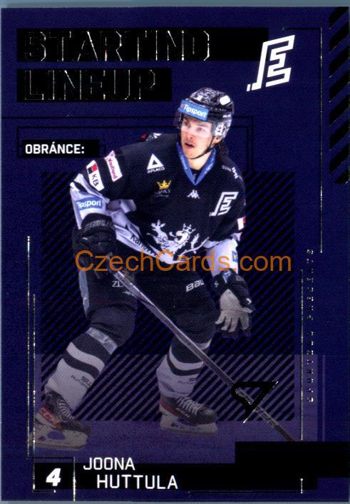 JOONA HUTTULA 2023/24 SportZoo Tipsport EHL Staring Lineup #SL-50