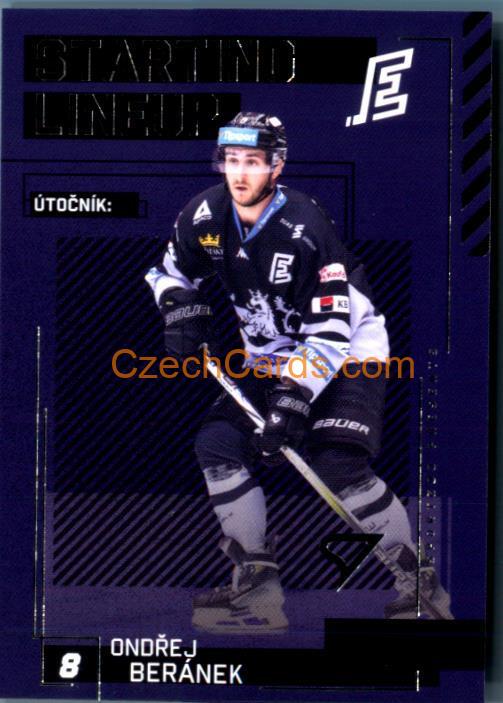 ONDŘEJ BERÁNEK 2023/24 SportZoo Tipsport EHL Staring Lineup #SL-52