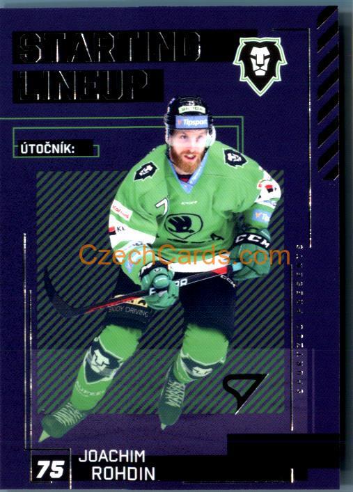JOACHIM ROHDIN 2023/24 SportZoo Tipsport EHL Staring Lineup #SL-59