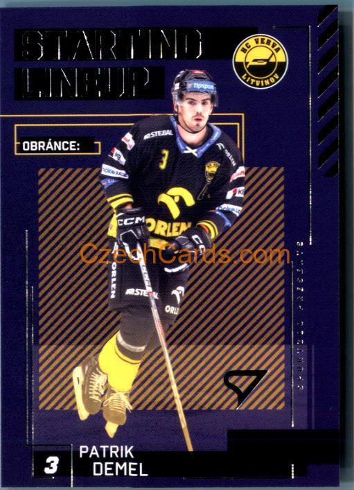 PATRIK DEMEL 2023/24 SportZoo Tipsport EHL Staring Lineup #SL-62