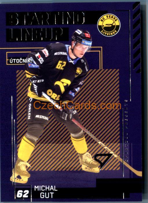 MICHAL GUT 2023/24 SportZoo Tipsport EHL Staring Lineup #SL-64