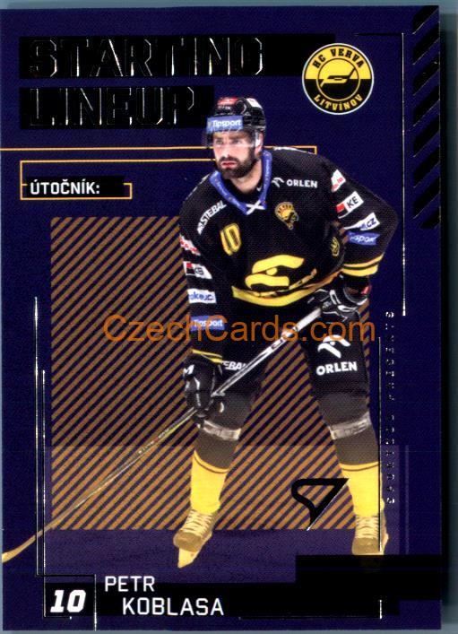 PETR KOBLASA 2023/24 SportZoo Tipsport EHL Staring Lineup #SL-65