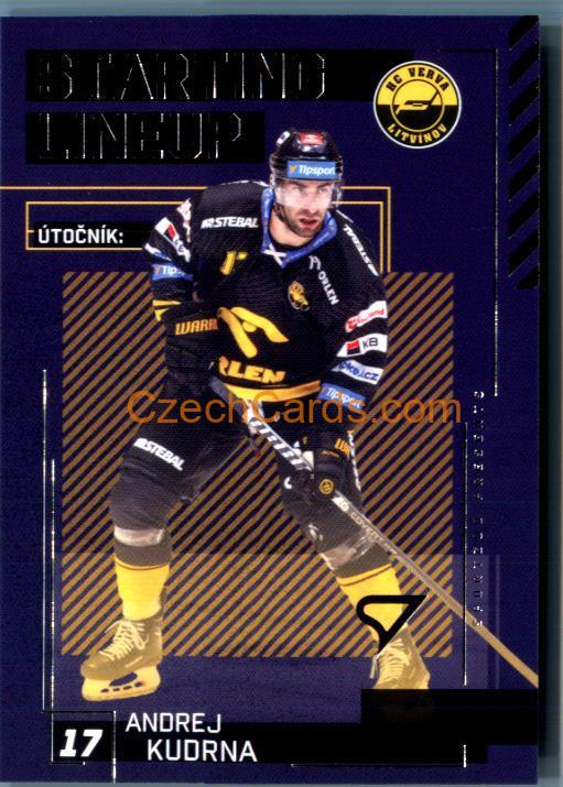 ANDREJ KUDRNA 2023/24 SportZoo Tipsport EHL Staring Lineup #SL-66