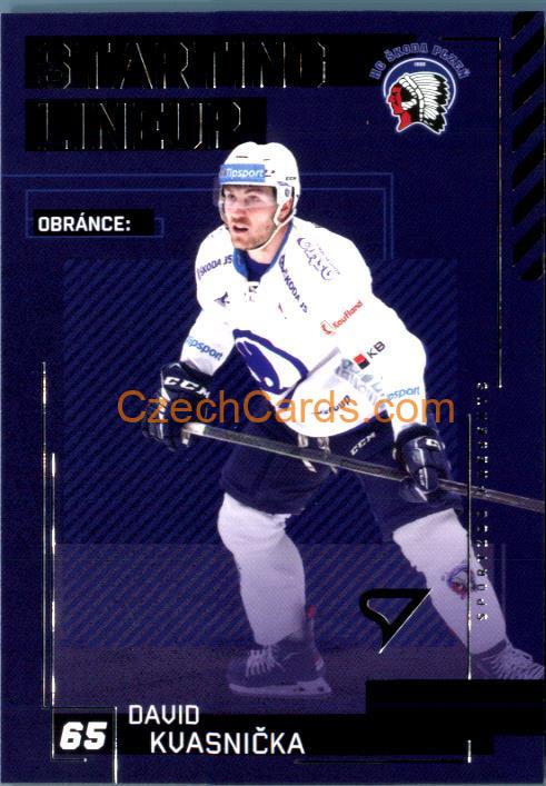 DAVID KVASNIČKA 2023/24 SportZoo Tipsport EHL Staring Lineup #SL-68