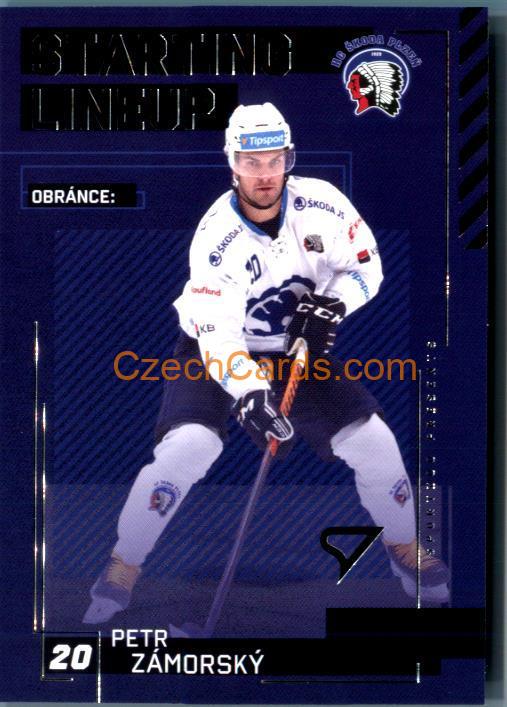 PETR ZÁMORSKÝ 2023/24 SportZoo Tipsport EHL Staring Lineup #SL-69