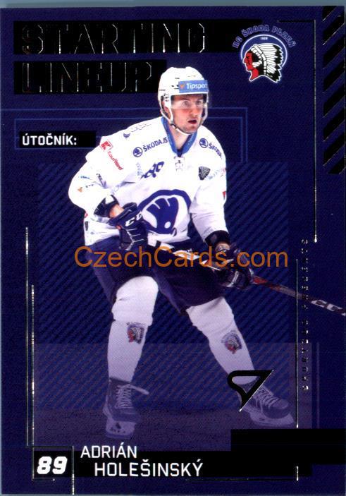 ADRIÁN HOLEŠINSKÝ 2023/24 SportZoo Tipsport EHL Staring Lineup #SL-70