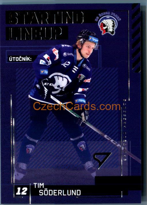 TIM SÖDERLUND 2023/24 SportZoo Tipsport EHL Staring Lineup #SL-72