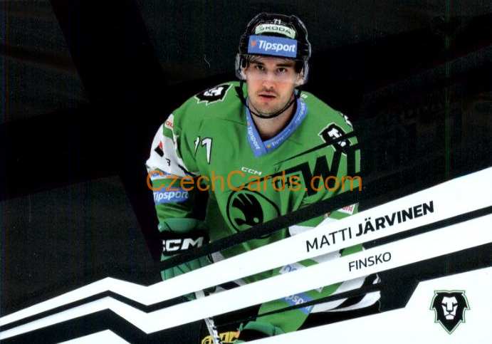 MATTI JÄRVINEN 2023/24 SportZoo Tipsport EHL Around The World #AW-33