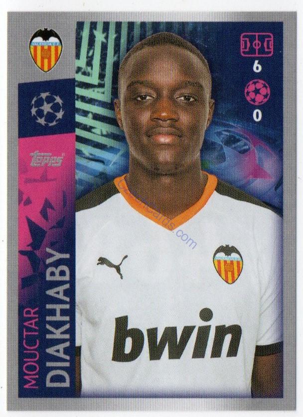 Mouctar Diakhaby 2019/20 Topps sticker #468