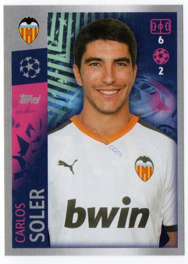 Carlos Soler 2019/20 Topps sticker #475