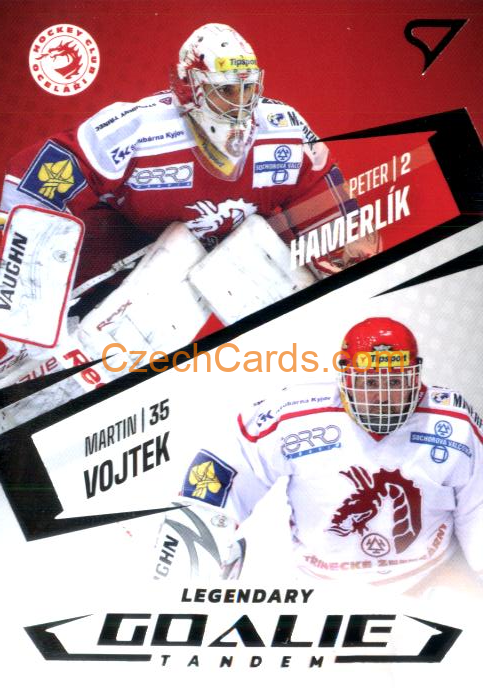 HAMERLÍK, VOJTEK 2023/24 SportZoo Tipsport ELH Goalie Tandem #GT-15
