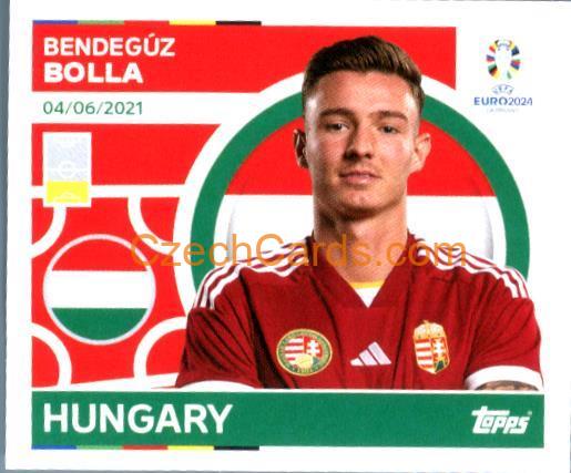 Bendegúz Bolla 2024 Topps UEFA Euro sticker #HUN11