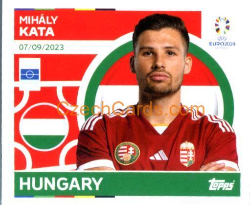 Mihály Kata 2024 Topps UEFA Euro sticker #HUN15