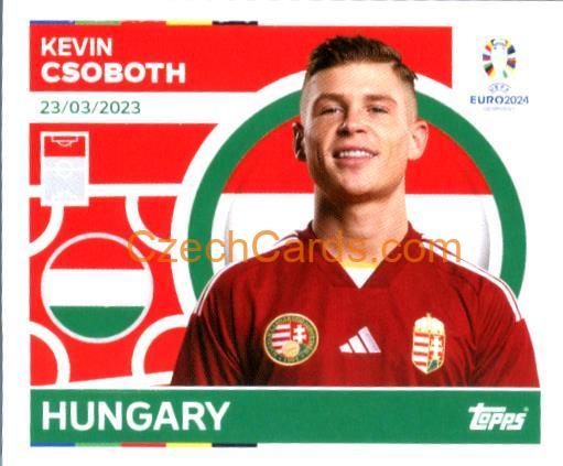 Kevin Csoboth 2024 Topps UEFA Euro sticker #HUN19