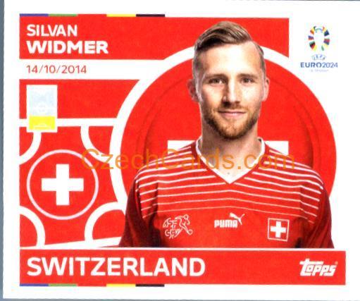 Silvan Widmer 2024 Topps UEFA Euro sticker #SUI5