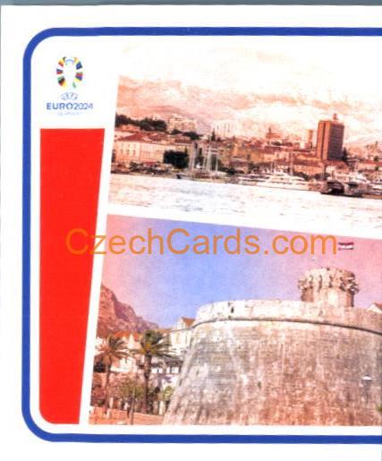 Croatia Landmark 1/2 2024 Topps UEFA Euro sticker #CRO-P1