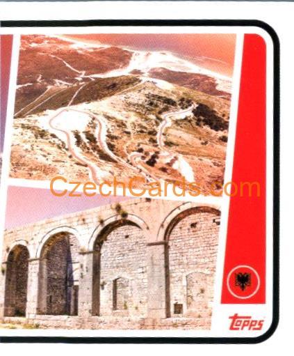 Albania Landmark 2/2 2024 Topps UEFA Euro sticker #ALB-P2