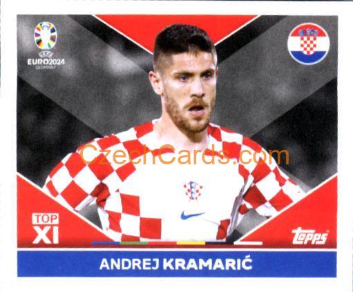 Andrej Kramarić 2024 Topps UEFA Euro sticker #CRO-TOP1