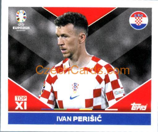 Ivan Perišić 2024 Topps UEFA Euro sticker #CRO-TOP2