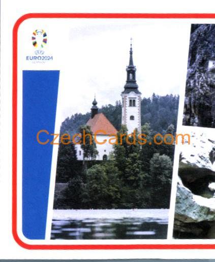 Slovenia Landmark 1/2 2024 Topps UEFA Euro sticker #SVN-P1