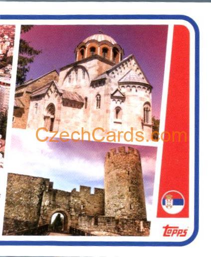 Serbia Landmark 2/2 2024 Topps UEFA Euro sticker #SRB-P2