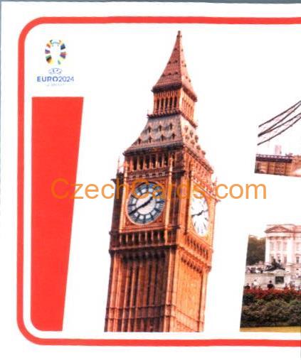 England Landmark 1/2 2024 Topps UEFA Euro sticker #ENG-P1