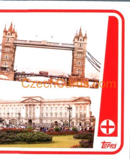 England Landmark 2/2 2024 Topps UEFA Euro sticker #ENG-P2