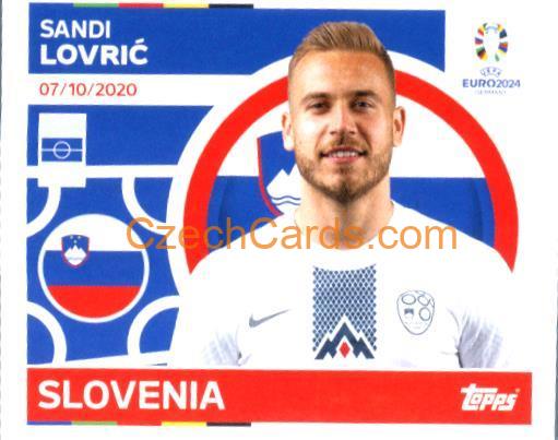 Sandi Lovrić 2024 Topps UEFA Euro sticker #SVN12