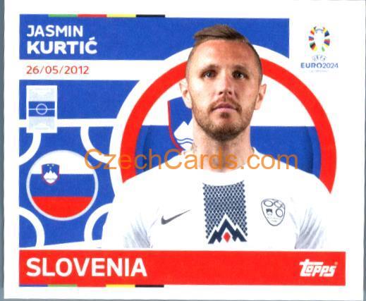 Jasmin Kurtić 2024 Topps UEFA Euro sticker #SVN14