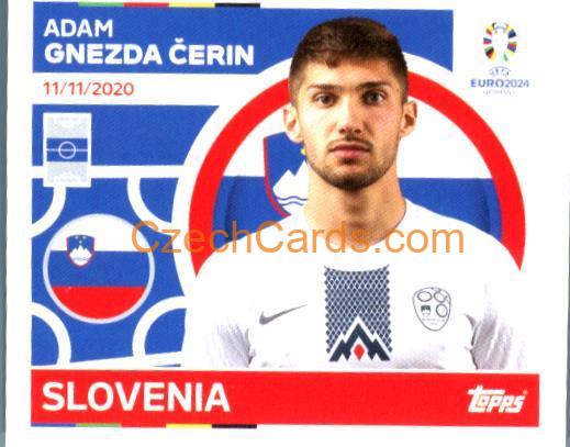 Adam Gnezda Čerin 2024 Topps UEFA Euro sticker #SVN15