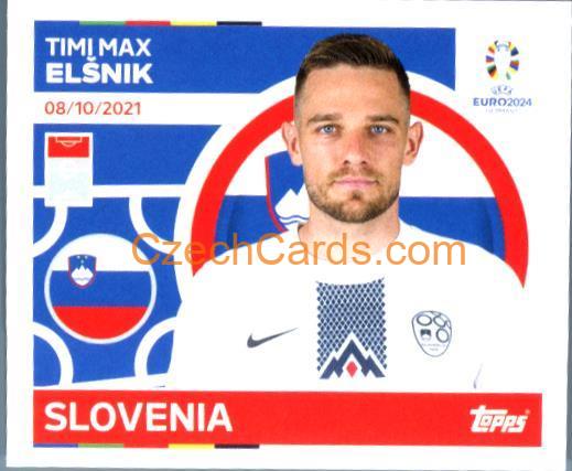 Timi Max Elsnik 2024 Topps UEFA Euro sticker #SVN21