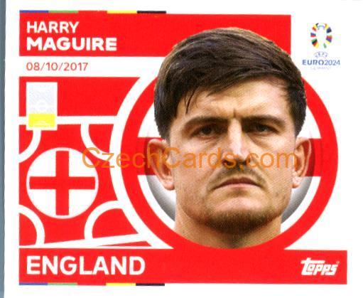 Harry Maguire 2024 Topps UEFA Euro sticker #ENG6
