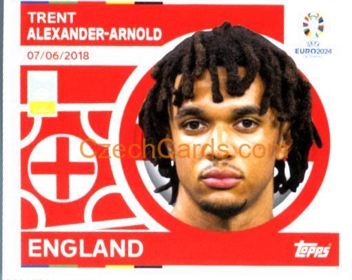 Trent Alexander-Arnold 2024 Topps UEFA Euro sticker #ENG9