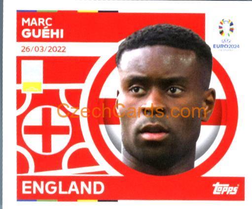 Marc Guéhi 2024 Topps UEFA Euro sticker #ENG10
