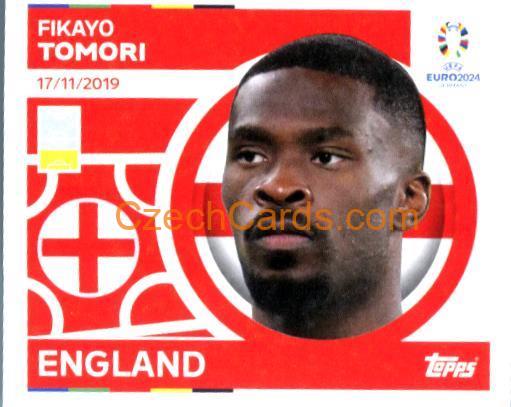 Fikayo Tomori 2024 Topps UEFA Euro sticker #ENG11