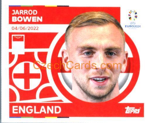 Jarrod Bowen 2024 Topps UEFA Euro sticker #ENG18