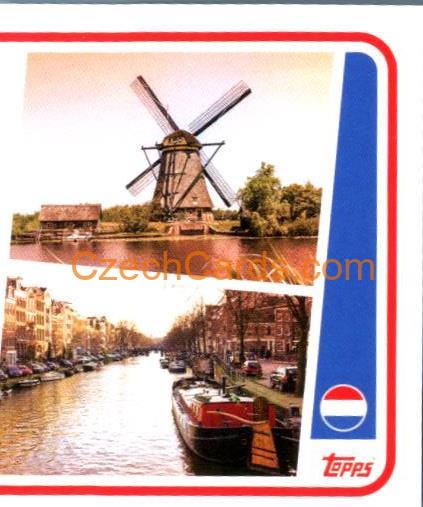 Netherlands Landmark 2/2 2024 Topps UEFA Euro sticker #NED-P2