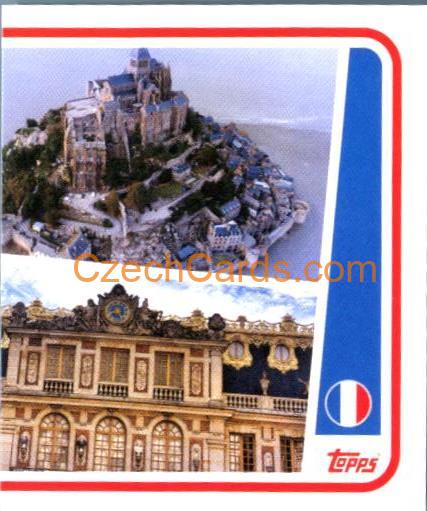 France Landmark 2/2 2024 Topps UEFA Euro sticker #FRA-P2
