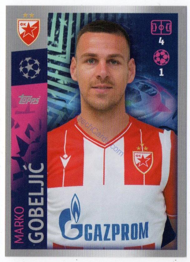 Marko Gobeljić 2019/20 Topps sticker #536