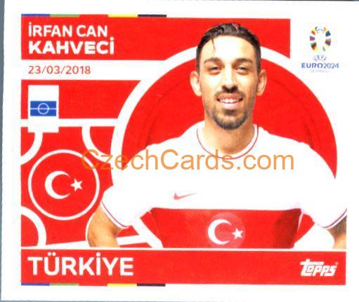 İrfan Can Kahveci 2024 Topps UEFA Euro sticker #TUR15