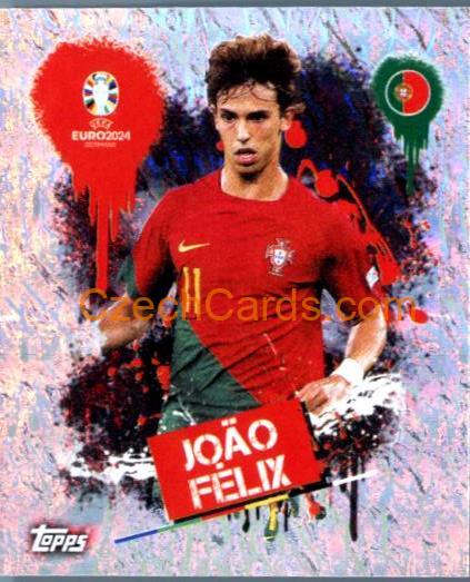João Félix 2024 Topps UEFA Euro sticker foil #POR3