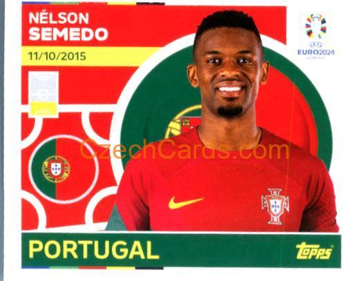 Nélson Semedo 2024 Topps UEFA Euro sticker #POR5