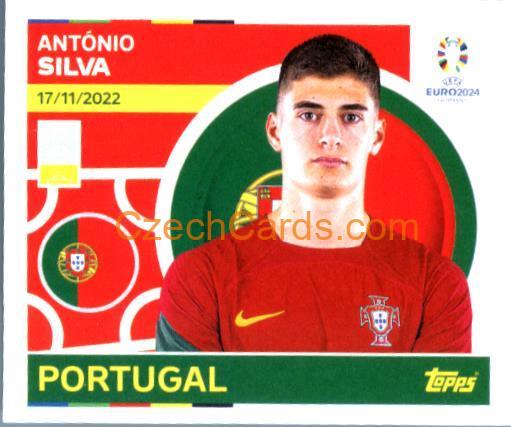António Silva 2024 Topps UEFA Euro sticker #POR6