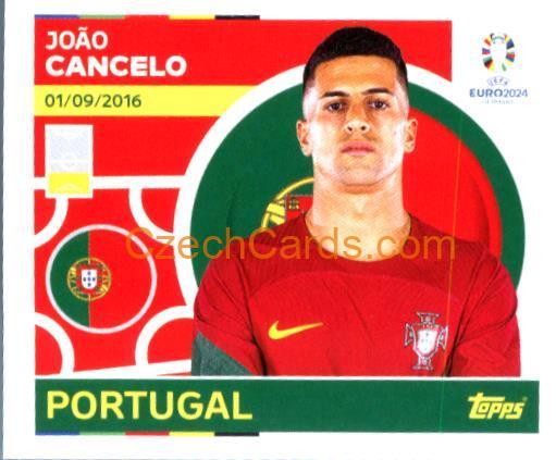 João Cancelo 2024 Topps UEFA Euro sticker #POR11