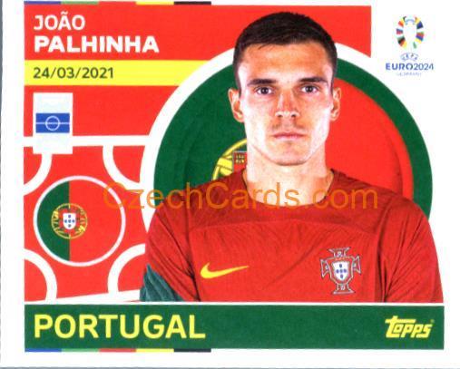 João Palhinha 2024 Topps UEFA Euro sticker #POR12